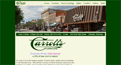 Desktop Screenshot of carrollsfurniture.com
